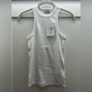Anine Bing Eva White Tank Top